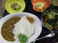 お昼定食カレー